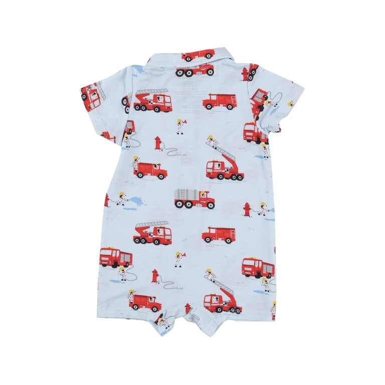 ANGEL DEAR Angel Dear SB Firetruck Dalmations Polo Shortie