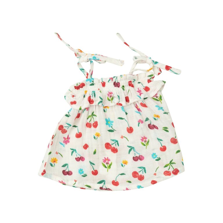 ANGEL DEAR Angel Dear SB Cherry Ruffle Top & Bloomer