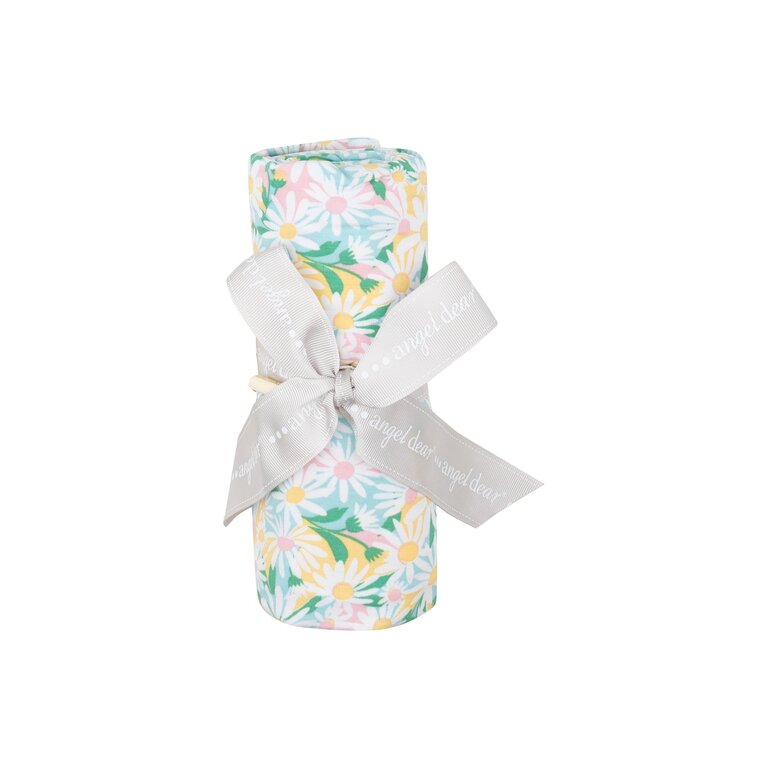 ANGEL DEAR Angel Dear SB Color Fill Daisies Swaddle Blanket