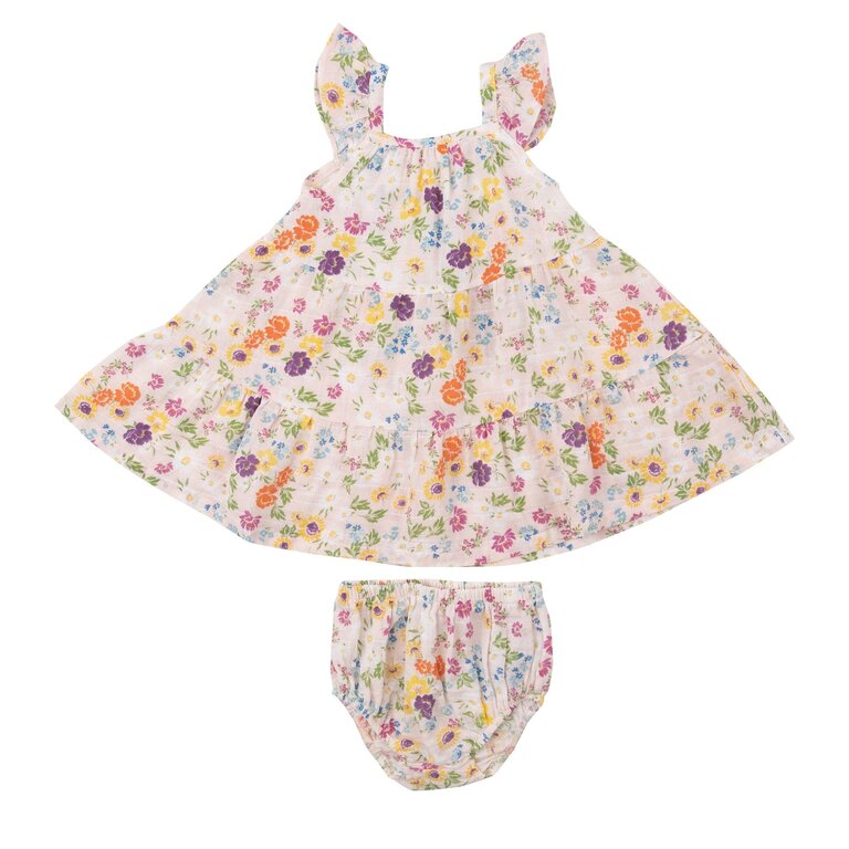 ANGEL DEAR Angel Dear SB Cheery Mix Floral Twirly Sundress & DC