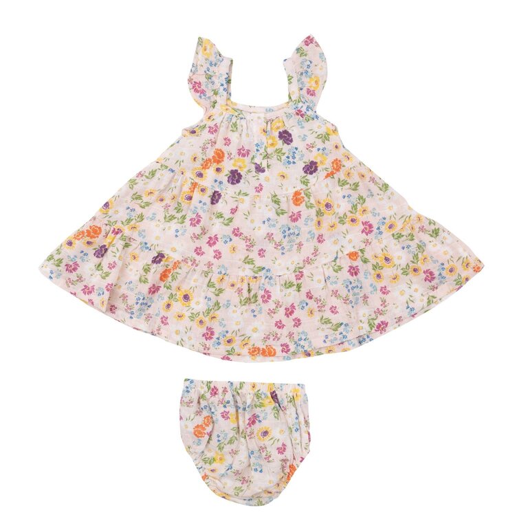 ANGEL DEAR Angel Dear SB Cheery Mix Floral Twirly Sundress & DC