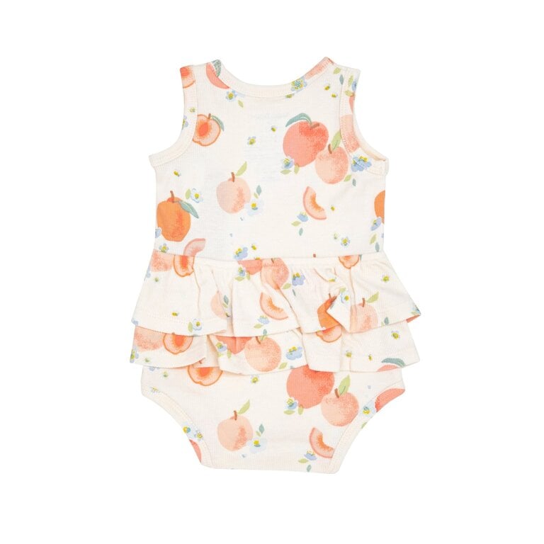 ANGEL DEAR Angel Dear SB Spring Peaches Ruffle Tank Bubble