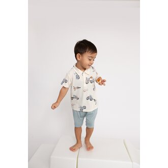 ANGEL DEAR Angel Dear SB Vintage Motorcycles Polo Shirt + Short Set