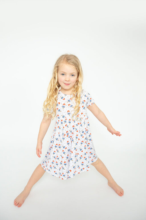ANGEL DEAR Angel Dear SB Astropops Twirly S/S Dress