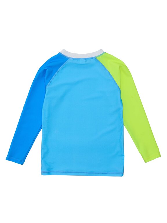 SNAPPER ROCK SNAPPER ROCK CITRON SPLASH COLORBLOCK LS RASH TOPBLUE
