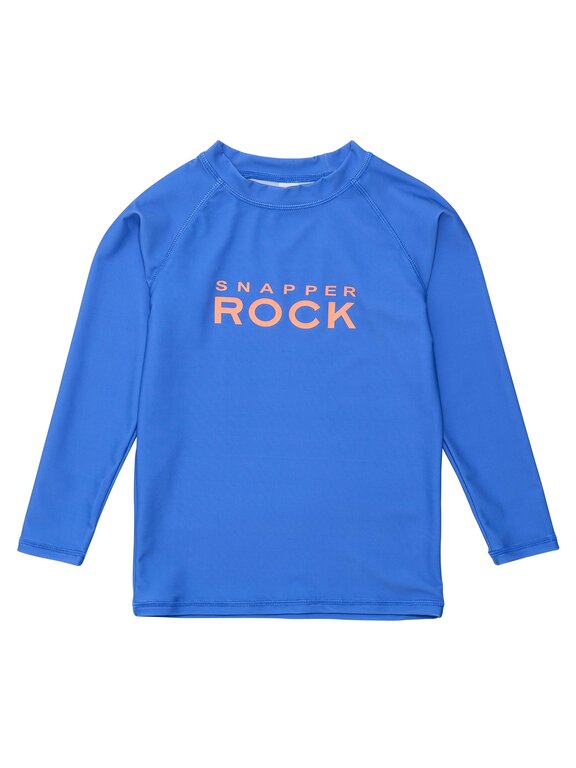 SNAPPER ROCK SNAPPER ROCK AZURE BLUE SUSTAINABLE LS RASH TOPBLUE