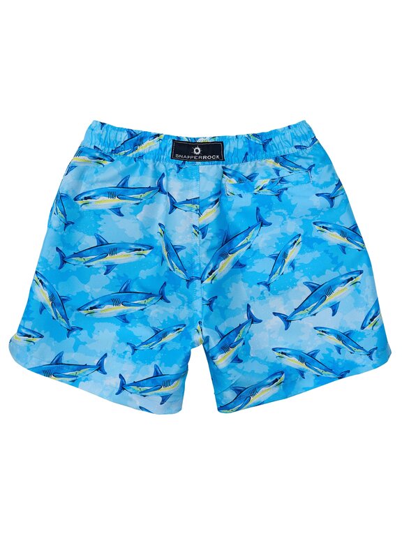 SNAPPER ROCK SNAPPER ROCK JAWSOME WAVES SWIM SHORTBLUE
