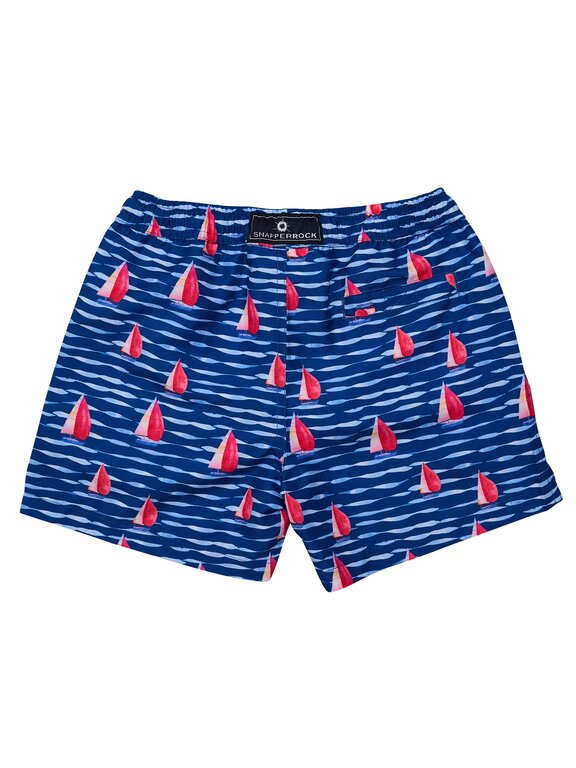 SNAPPER ROCK SNAPPER ROCK SAILBOAT ROCK SWIM SHORTNAVY