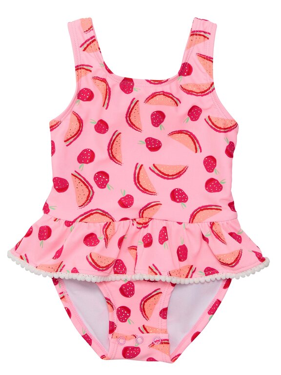 SNAPPER ROCK SNAPPER ROCK BERRY SWEET SKIRT SWIMSUITPINK