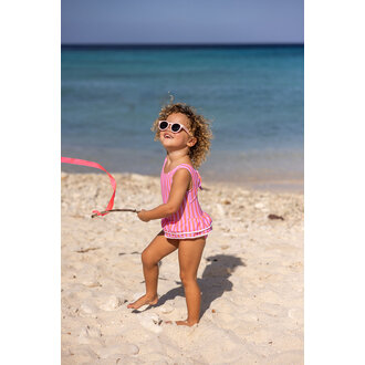 SNAPPER ROCK SNAPPER ROCK STRIPY SUNSET SUSTAINABLE SKIRT SWIMSUITPINK