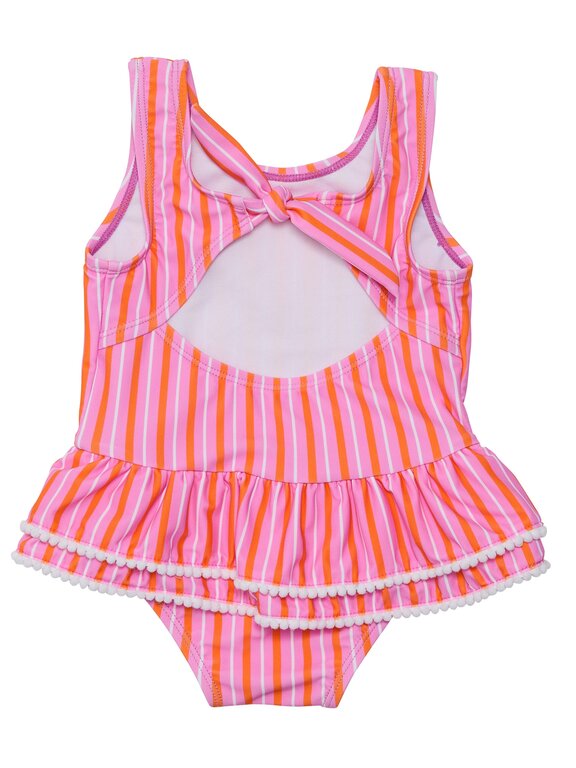 SNAPPER ROCK SNAPPER ROCK STRIPY SUNSET SUSTAINABLE SKIRT SWIMSUITPINK