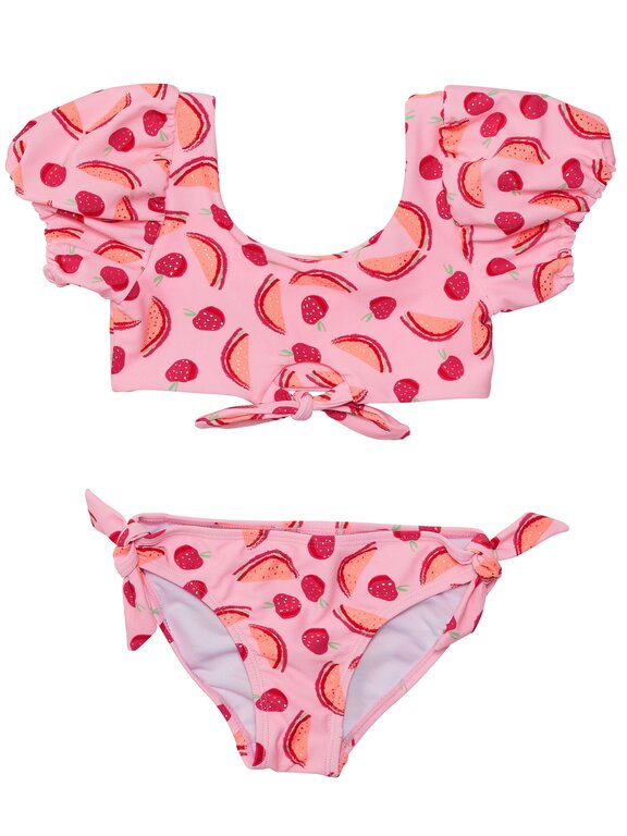 SNAPPER ROCK SNAPPER ROCK BERRY SWEET KNOT FRONT BIKINIPINK