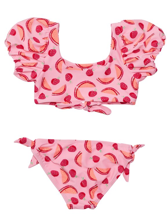 SNAPPER ROCK SNAPPER ROCK BERRY SWEET KNOT FRONT BIKINIPINK