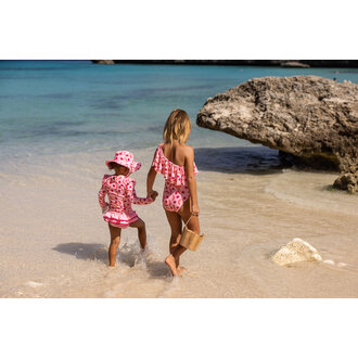 SNAPPER ROCK SNAPPER ROCK BERRY SWEET LS RUFFLE SETPINK