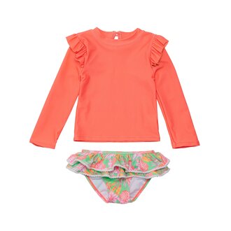 SNAPPER ROCK SNAPPER ROCK COASTAL SHELLS SUSTAINABLE RUFFLE SETGREEN