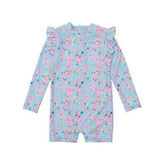 SNAPPER ROCK SNAPPER ROCK DAISY CHAIN LS SUNSUITBLUE