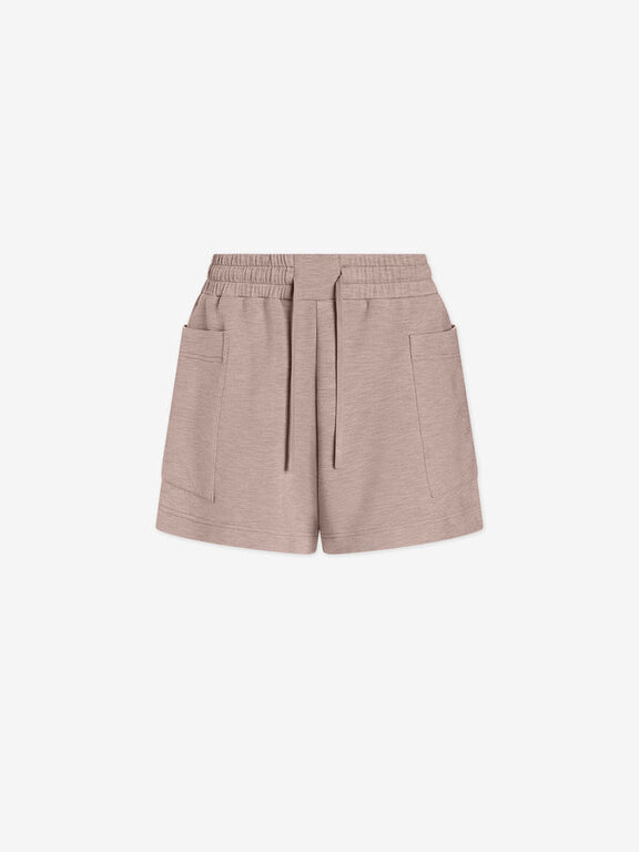 Varley Varley isabella mid rise short 4 taupe marl