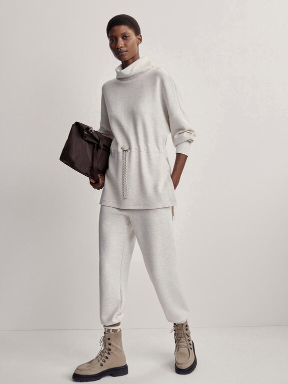 Varley Varley Freya Sweat Ivory Marl