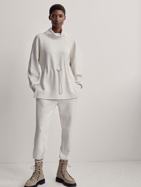 Varley Varley Freya Sweat Ivory Marl