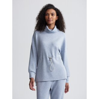 Varley Varley Freya Sweat Mid Blue Marl