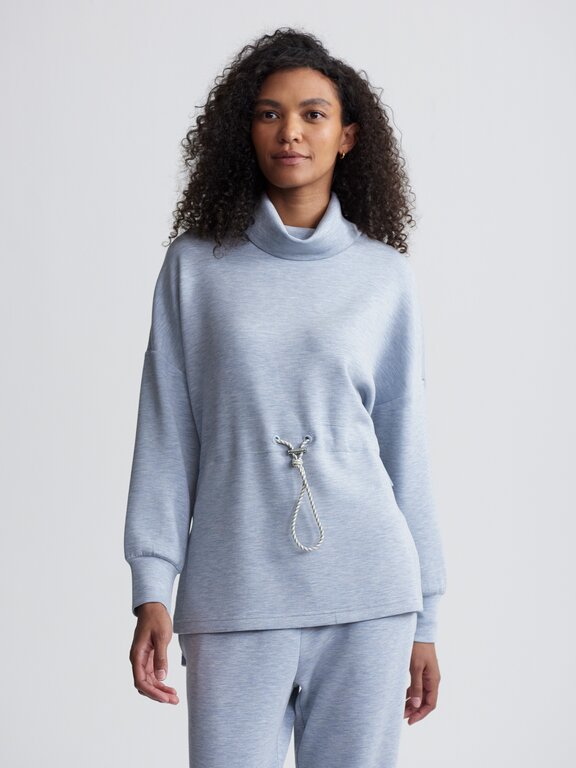 Varley Varley Freya Sweat Mid Blue Marl