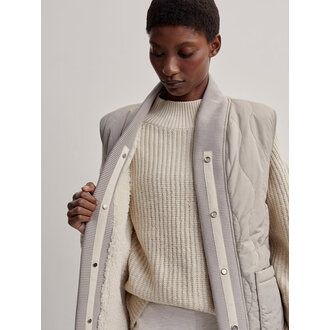 Varley Varley Covey Reversible Quilt Gilet Dove/ Sandshell