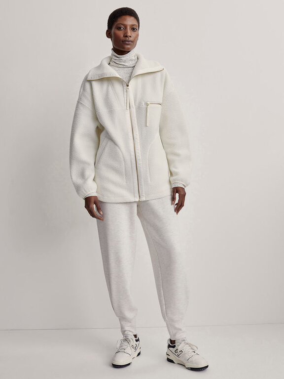 Varley Varley Donley Fleece Jacket Egret
