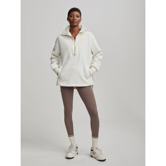 Varley Varley Wallace Half Zip Fleece Egret