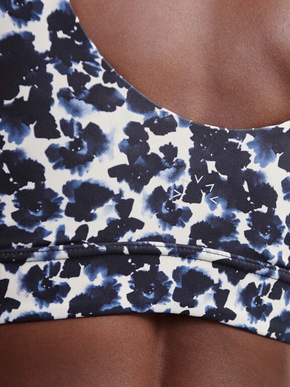 Varley Varley Form Elsie Bra Ink Block Floral