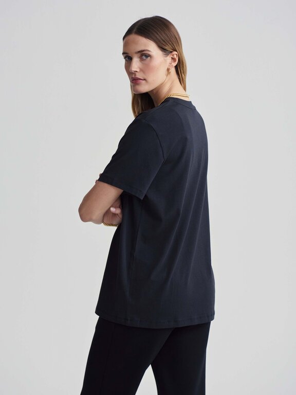 Varley Varley Leighton Boyfriend Tee Black
