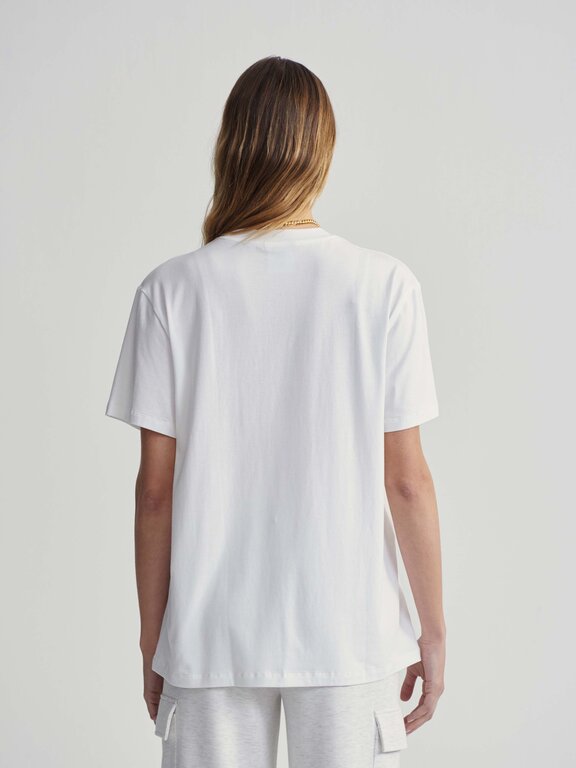 Varley Varley Leighton Boyfriend Tee White
