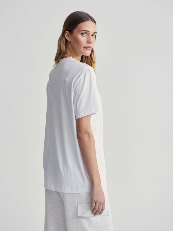 Varley Varley Leighton Boyfriend Tee White