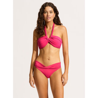 SEAFOLLY Seafolly Halter Bandeau Raspberry