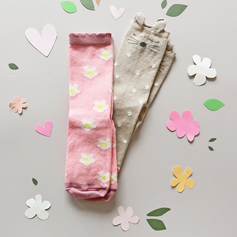 ROCKAHULA ROCKAHULA Flora Bunny 2 Pack Socks 12-3 Jnr
