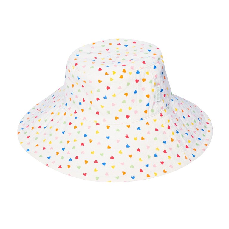 ROCKAHULA ROCKAHULA Rainbow Hearts Reversible Sun Hat 3-6 Years