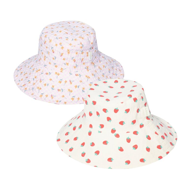 ROCKAHULA ROCKAHULA  Strawberry Fair Reversible Sun Hat 7-10 Years