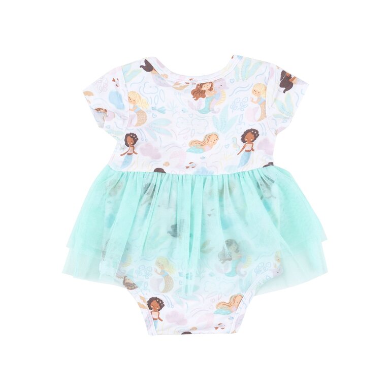 ANGEL DEAR Angel Dear TWIRLY S/S TUTU BODYSUIT DRESS