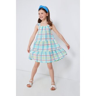 ANGEL DEAR ANGEL DEAR Twirly Sundress BEACH PLAID