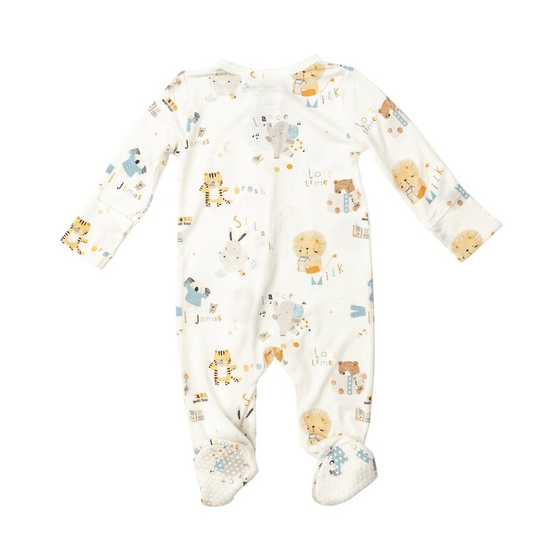 ANGEL DEAR Angel Dear LITTLE AND LOVED 2 WAY ZIPPER FOOTIE