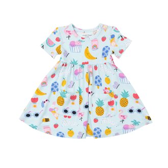 ANGEL DEAR Angel Dear ICE CREAM GIGGLES TWIRLY S/S DRESS