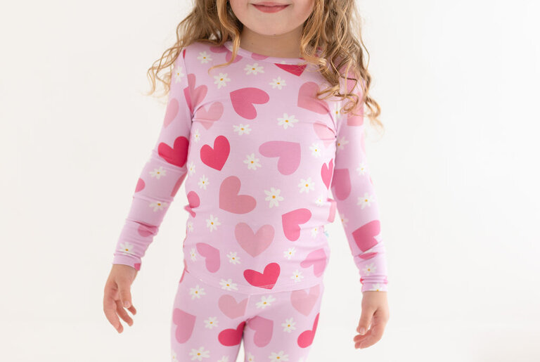 POSH PEANUT Posh Peanut Daisy Love - Long Sleeve Basic Pajama