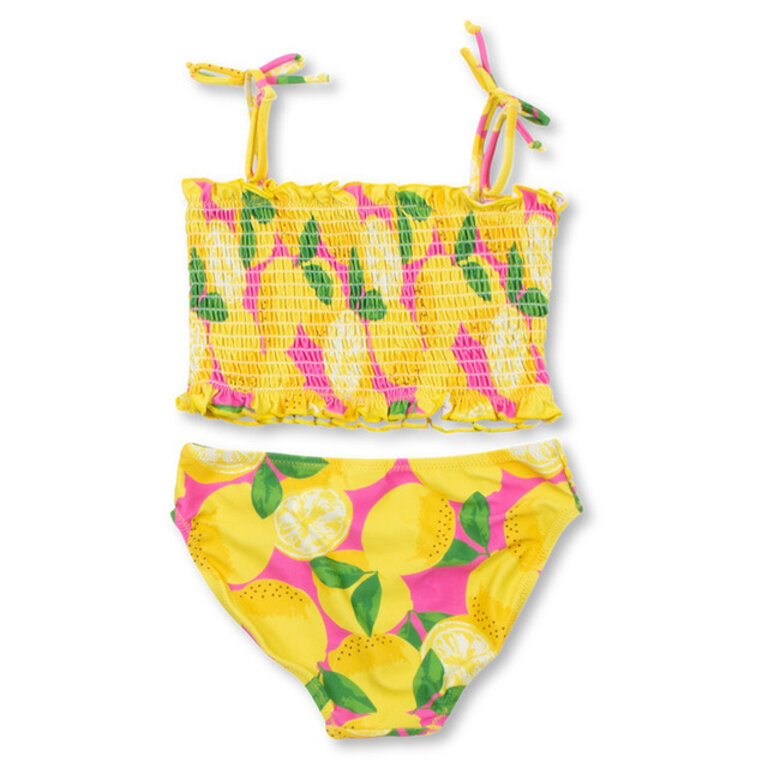 SHADE CRITTERS Shade Critters smocked bikini - summer lemonade multi