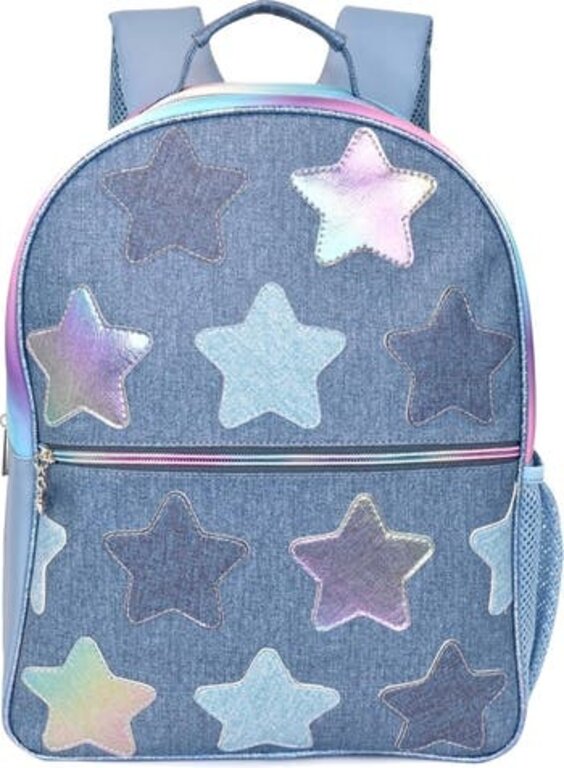 OMG ACCESSORIES OMG HEART DENIM MINI BACK PACK