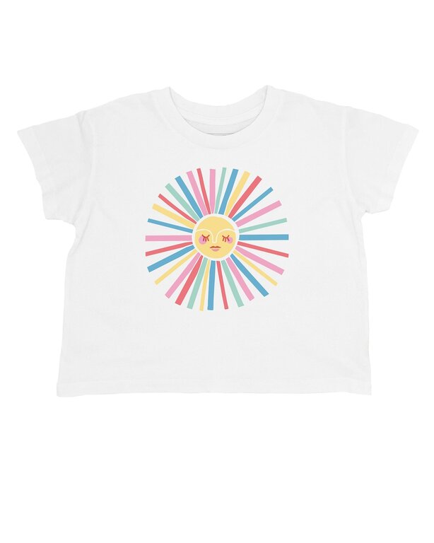 FEATHER 4 ARROW FEATHER 4 ARROW SUNSHINE CROP TEE WHITE