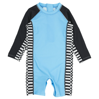 FEATHER 4 ARROW FEATHER 4 ARROW SHOREBREAK L/S BABY SURF SUIT CRYSTAL BLUE