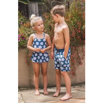 FEATHER 4 ARROW FEATHER 4 ARROW IN BLOOM VOLLEY TRUNK NAVY