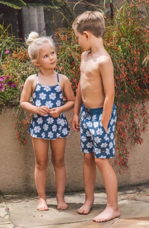 FEATHER 4 ARROW FEATHER 4 ARROW IN BLOOM VOLLEY TRUNK NAVY