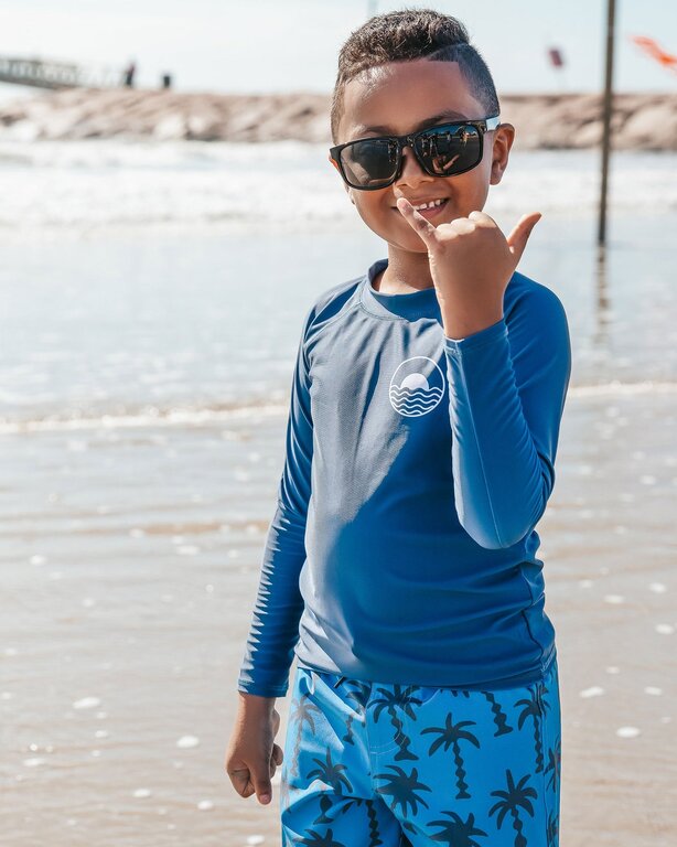 FEATHER 4 ARROW FEATHER 4 ARROW ICON L/S RASH TOP NAVY