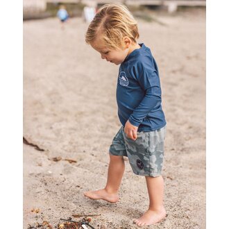 FEATHER 4 ARROW FEATHER 4 ARROW ICON L/S BABY RASH TOP NAVY