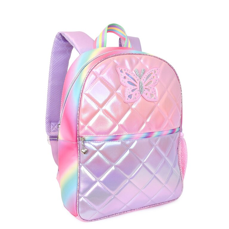 OMG ACCESSORIES OMG QUILTED BUTTERFLY LARGE BACKPACK